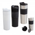 5312 Krom French Press Çelik Termos / 450 Ml