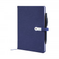 1701 Lacivert Termo Deri̇ Usb'Li Defter