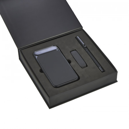 5057 Siyah Hediyelik Set - Led işıklı 10.000Mah Powerbank - Led işıklı Usb Bellek Led işıklı Rubber Metal Kalem 5057 Siyah Hediyelik Set - Led işıklı 10.000Mah Powerbank - Led işıklı Usb Bellek Led işıklı Rubber Metal Kalem