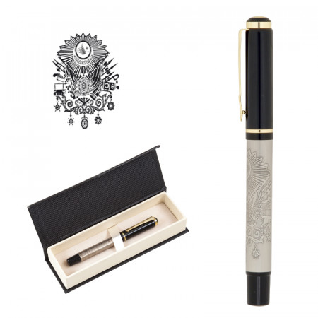 661-KR Tuğra Kabartma Figürlü Metal Roller Kalem Seti 661-KR Tuğra Kabartma Figürlü Metal Roller Kalem Seti