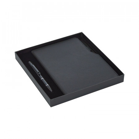 941-K Siyah Hediyelik Set - 15X21 Renkli Kenar Not Defteri - Metal Tükenmez Kalem 941-K Siyah Hediyelik Set - 15X21 Renkli Kenar Not Defteri - Metal Tükenmez Kalem