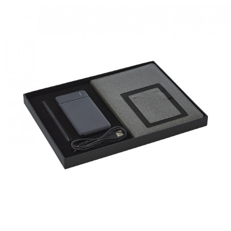 5063 Siyah Hediyelik Set - Powerbank - Defter - Kalem Seti 5063 Siyah Hediyelik Set - Powerbank - Defter - Kalem Seti