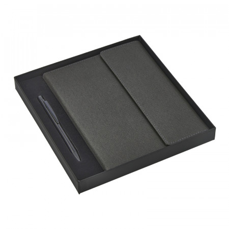 2424-K Siyah Hediyelik Set - Defter - Kalem Seti 2424-K Siyah Hediyelik Set - Defter - Kalem Seti