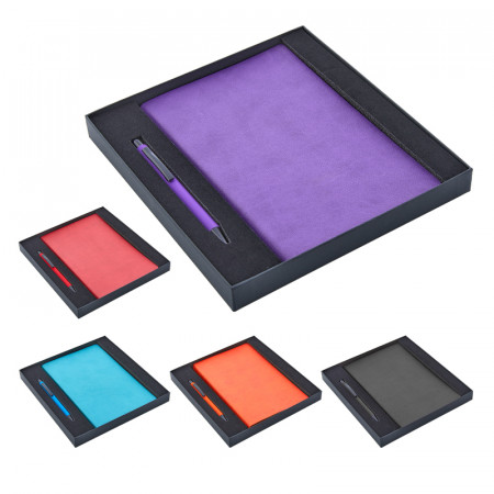 2280-K Turkuaz Hediyelik Set - 13X21 Renkli Kenar Not Defteri Metal Tükenmez Kalem 2280-K Turkuaz Hediyelik Set - 13X21 Renkli Kenar Not Defteri Metal Tükenmez Kalem