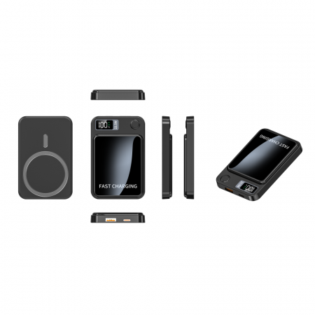 Powerbank 10000 mAh ( Magsafe & 22.5w Hızlı Şarj ) Powerbank 10000 mAh ( Magsafe & 22.5w Hızlı Şarj )