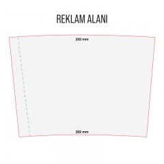 5319 Şeffaf Şeffaf Çelik Kupa / 400 ml