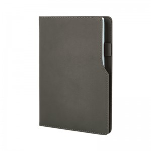 941-HOLMEN Gri-Mat 15 x 21 Termo Deri̇ Defter (Holmen Ki̇tap Kağıdı)