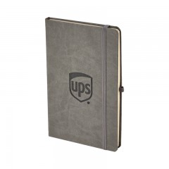 920-EKO Gri 13 x 21 Termo Deri̇ Defter (Holmen Ki̇tap Kağıdı