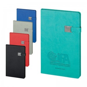 2660 Siyah 15 x 21 Termo Deri̇ Defter
