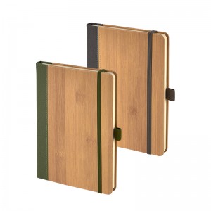 2428 Gri 15 x 21 Termo Deri Bambu Defter