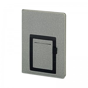 2421-HOLMEN Gri 15 x 21 Termo Deri̇ Defter (Holmen Ki̇tap Kağıdı)