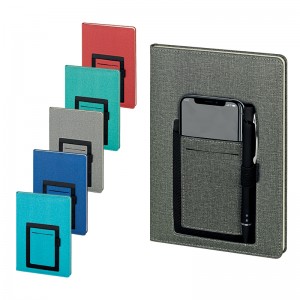 2420 Siyah-Füme 15 x 21 Termo Deri̇ Defter (Ivory Kağıt)