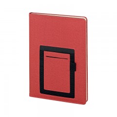 2420 Kırmızı 15 x 21 Termo Deri̇ Defter (Ivory Kağıt)