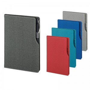 2320 Gri 15 x 21 Termo Deri̇ Defter (Ivory Kağıt)