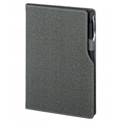 2320 Füme 15 x 21 Termo Deri̇ Defter (Ivory Kağıt)