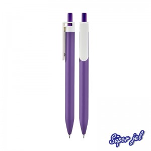 509-BK Mor Plastik Süper Jel Refil Kalem