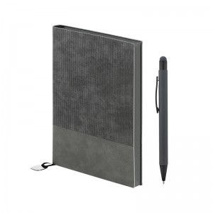 2423-K Füme Defter & Kalem Set