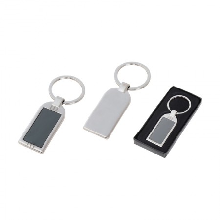 2106 Füme Tek Taraflı Metal Suni̇ Deri̇ Anahtarlık