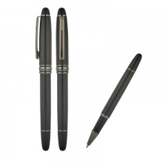 1218-R Siyah-Füme Metal Roller Kalem