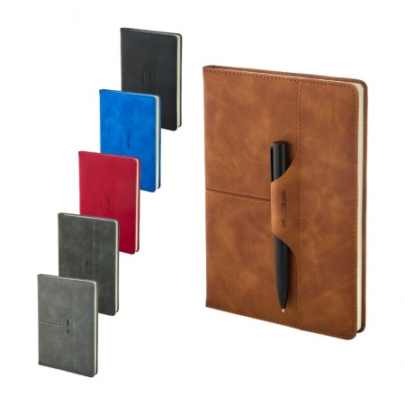 2430 Kırmızı 15 x 21 Termo Deri̇ Defter