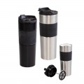 5312 Krom French Press Çelik Termos / 450 ml