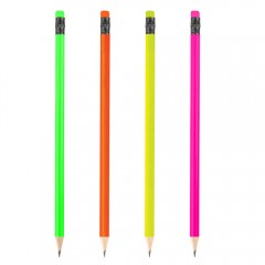 Yuvarlak Boyalı Silgili Kurşun Kalem