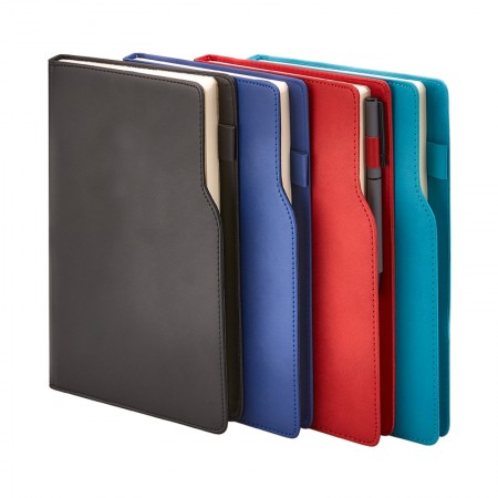 374 Kırmızı Termo Deri̇ Tarihli Ajanda (Ivory Kağıt)