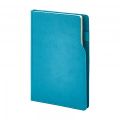 374 Turkuaz Termo Deri̇ Tarihli Ajanda (Ivory Kağıt)