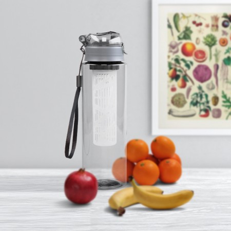 5305 Şeffaf Detokslu PC Matara / 500 ml