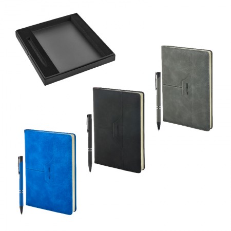 2430-K Mavi Kalem & Defter Set