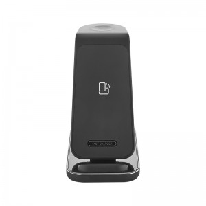 4210 Siyah 3'ü 1 Arada Kablosuz Şarj Cihazı