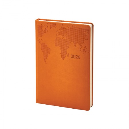 378 Turuncu Termo Deri̇ Tarihli Ajanda (Holmen Ki̇tap Kağıdı)