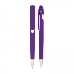 448-R Mor Plastik Tükenmez Kalem