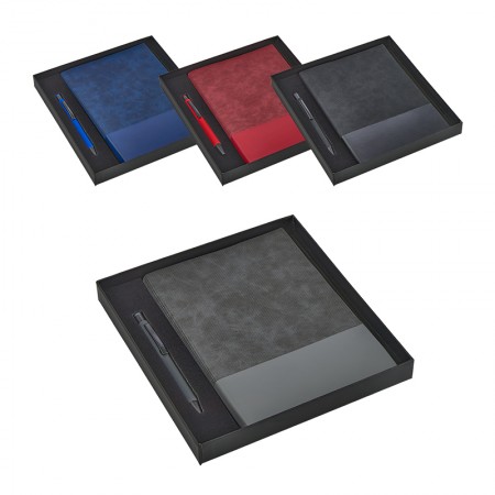 2423-K Siyah Defter & Kalem Set