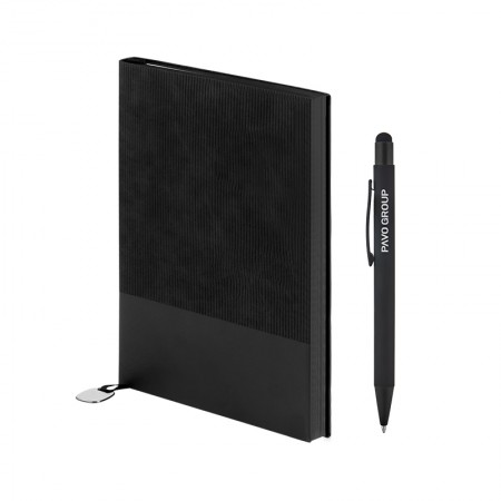 2423-K Siyah Defter & Kalem Set