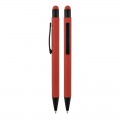 1027 Metal Tükenmez Touchpen Rubber Gövde Kalem