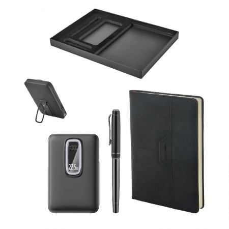 5074 Kalem & Defter & Powerbank Set