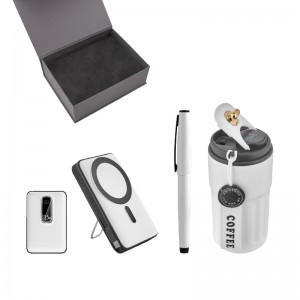 5081 Kalem & Powerbank & Termos Set
