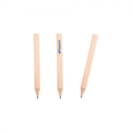 Mini Naturel Köşeli Kurşun Kalem