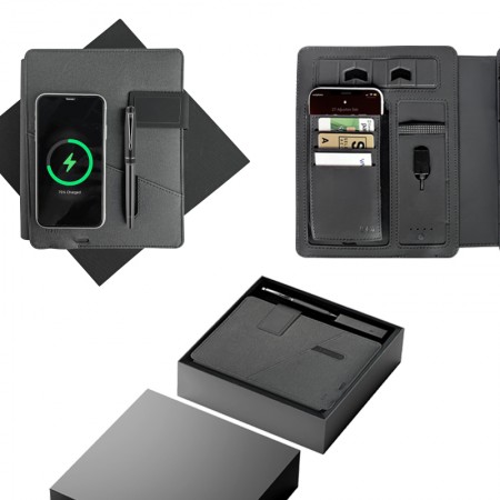 1071 PREMIUM Termo Deri Organizer Powerbank
