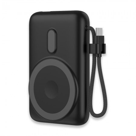 15W Magsafe Işıklı Logo Powerbank 10000 mAh