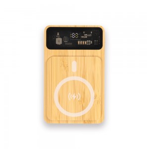 Işıklı Logo Bambu Magsafe 10000 mAh