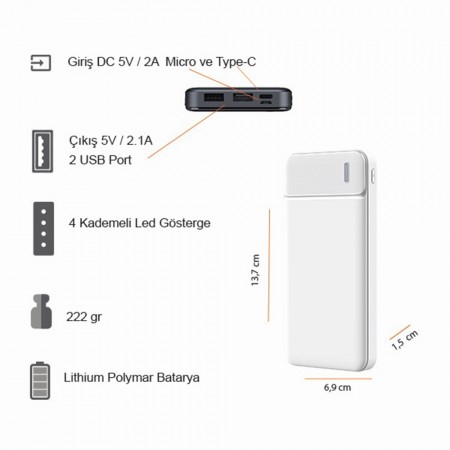 Powerbank 10000 mAh