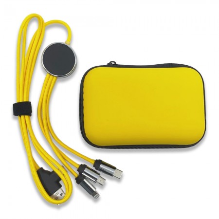 Işıklı Logo 60W Hızlı Type-C Uçlu Data Transferli Şarj Kablosu (Çantalı)