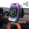 Araç İçi Kablosuz Şarj Standı (Telefon, Saat, Kulaklık)